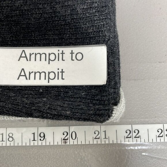 Madewell Pullover Sweater V Neck Wool Knit Gray Black Size XXS XX Small - Picture 12 of 14